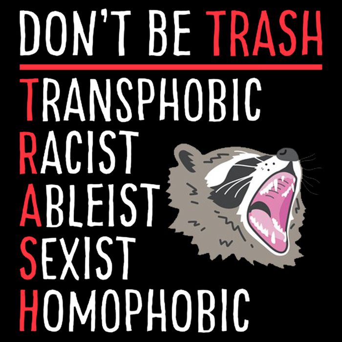 Don't Be Trash Funny Racoon Cooling Performance Crew T-Shirt