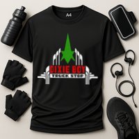 Dixie Boy Truck Stop Maximum Funny Overdrive Cooling Performance Crew T-Shirt