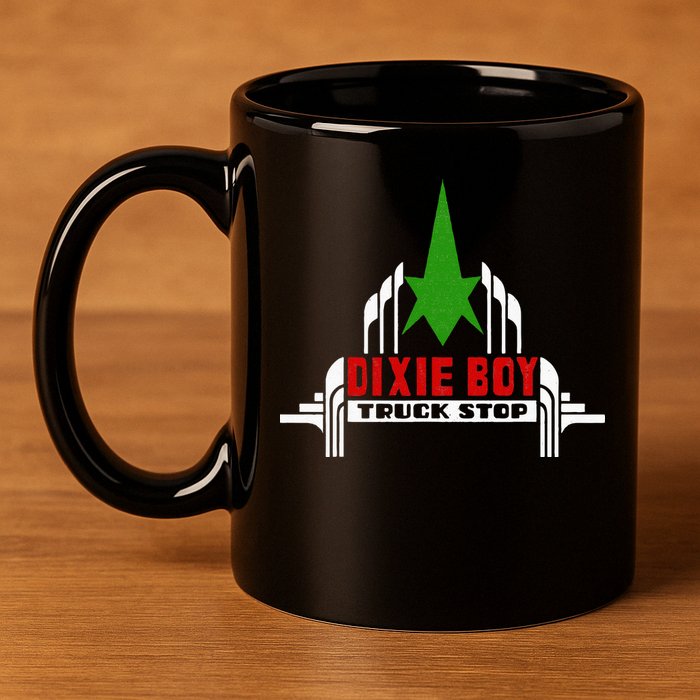 Dixie Boy Truck Stop Maximum Funny Overdrive 11oz C Handle Ceramic Mug