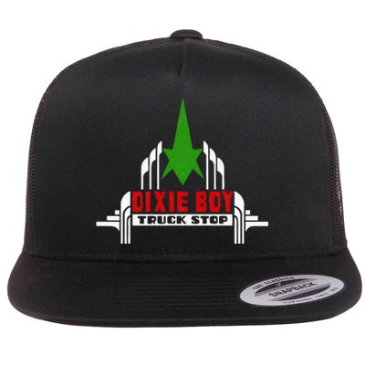 Dixie Boy Truck Stop Maximum Funny Overdrive Flat Bill Trucker Hat