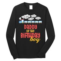 Daddy Birthday Train I'm 2 Two Yr Old Chugga Engine Long Sleeve Shirt