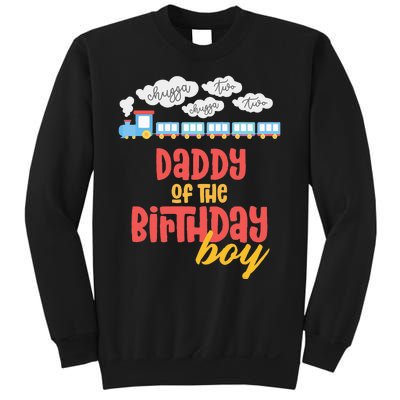 Daddy Birthday Train I'm 2 Two Yr Old Chugga Engine Sweatshirt