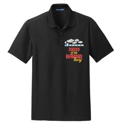 Daddy Birthday Train I'm 2 Two Yr Old Chugga Engine Dry Zone Grid Polo