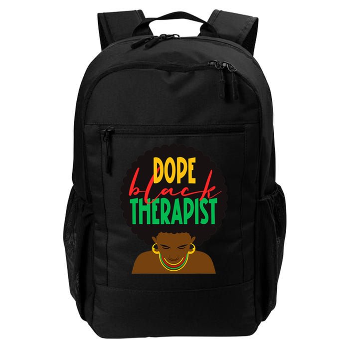 Dope Black Therapist Black Wo Are Dope Black History Daily Commute Backpack