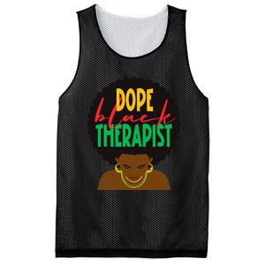 Dope Black Therapist Black Wo Are Dope Black History Mesh Reversible Basketball Jersey Tank