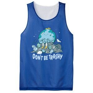 Dont Be Trashy Globe Earth Day Nature Lover Activist Ecology Cute Gift Mesh Reversible Basketball Jersey Tank