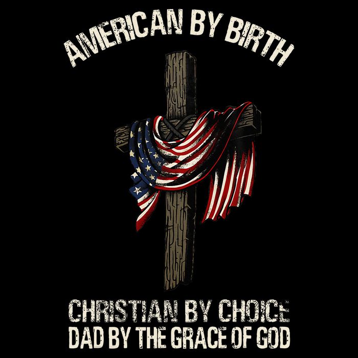 Dad By The Grace Of God Vintage Funny Gift Backpack