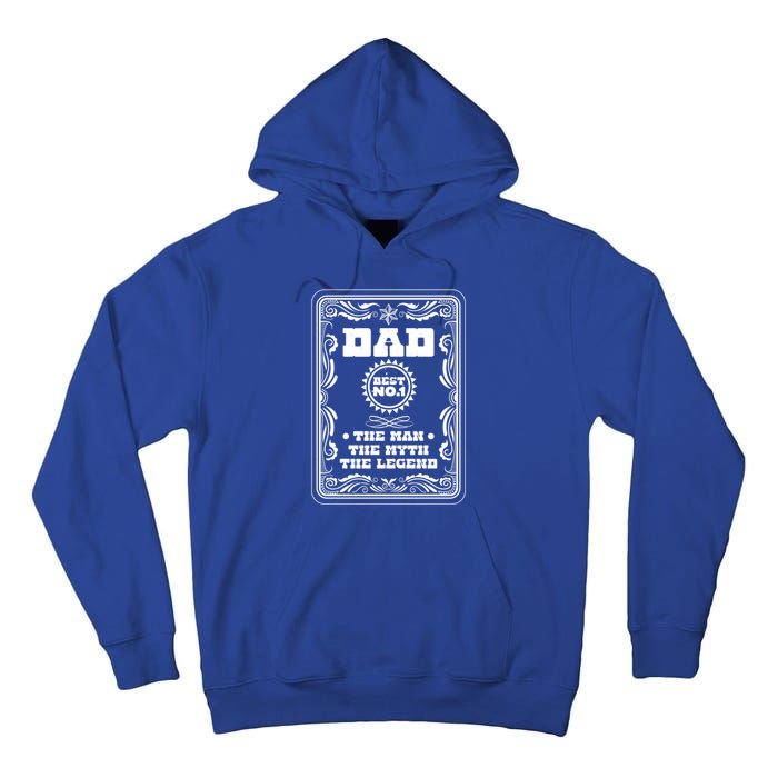 Dad Best The The Myth The Legend Fathers Day Dad Gift Tall Hoodie