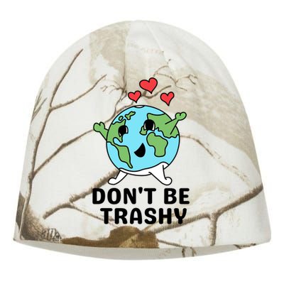 Dont Be Trashy Funny Earth Day Gift Kati - Camo Knit Beanie