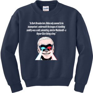 Dark Brandon Trendy Sarcastic Dark Brandon Meme US Shirt Kids Sweatshirt