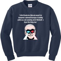 Dark Brandon Trendy Sarcastic Dark Brandon Meme US Shirt Kids Sweatshirt