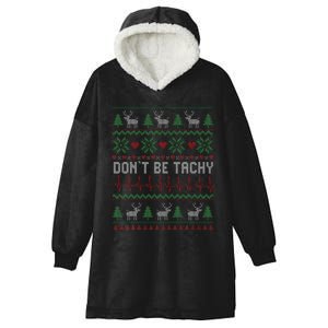 DonT Be Tachy Cardiac Nurse Ugly Christmas Cardiac Icu Xmas Gift Hooded Wearable Blanket