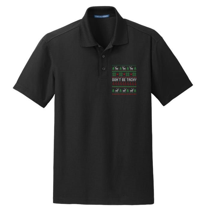 DonT Be Tachy Cardiac Nurse Ugly Christmas Cardiac Icu Xmas Gift Dry Zone Grid Polo