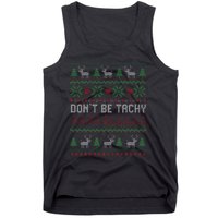 DonT Be Tachy Cardiac Nurse Ugly Christmas Cardiac Icu Xmas Gift Tank Top