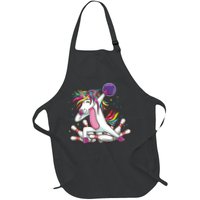 Dabbing Bowling Unicorn for Bowling Team Birthday Apron