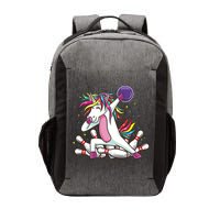 Dabbing Bowling Unicorn for Bowling Team Birthday Vector Backpack