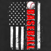 Distressed Baseball USA American Flag 7 Panel Mesh Trucker Snapback Hat