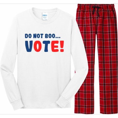 DonT Boo Vote Long Sleeve Pajama Set