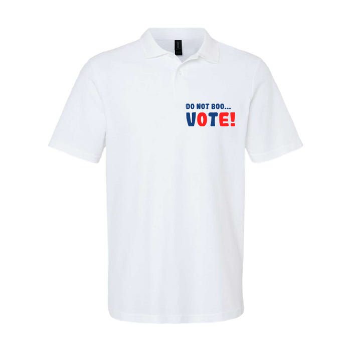 DonT Boo Vote Softstyle Adult Sport Polo