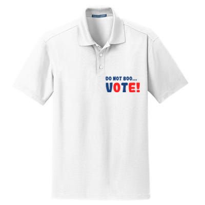 DonT Boo Vote Dry Zone Grid Polo