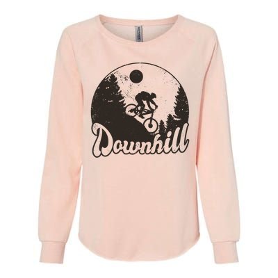 Downhill Biking Vintage Womens California Wash Sweatshirt