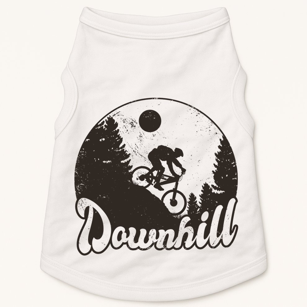 Downhill Biking Vintage Doggie Tank