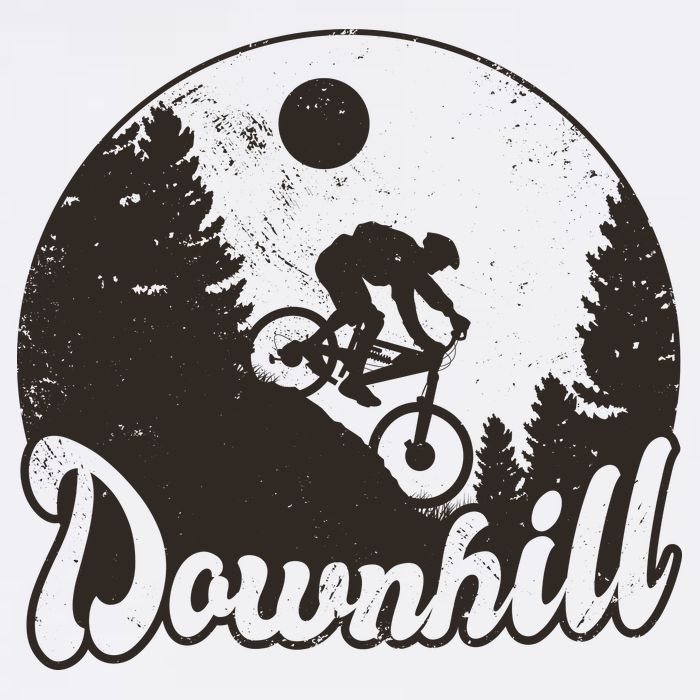 Downhill Biking Vintage Doggie Tank