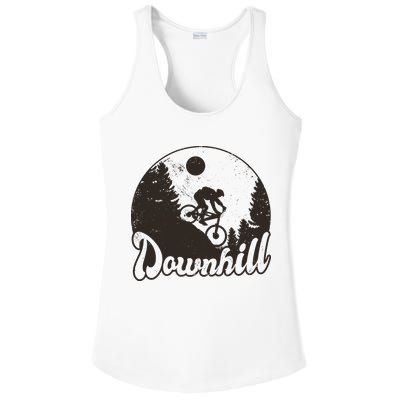 Downhill Biking Vintage Ladies PosiCharge Competitor Racerback Tank