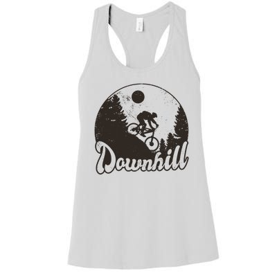 Downhill Biking Vintage Women's Racerback Tank