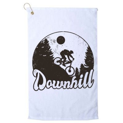 Downhill Biking Vintage Golf Towel