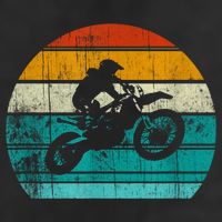 Dirt Bikes Vintage Gift Motocross Motorcycle Retro Beanie
