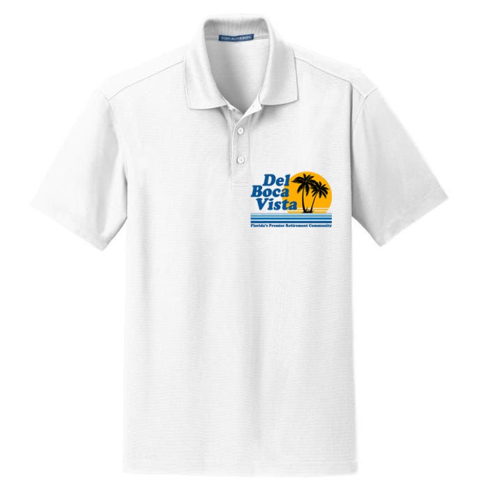 Del Boca Vista Dry Zone Grid Polo