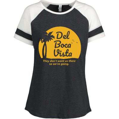 Del Boca Vista T They DonT Want Us There Retirement Enza Ladies Jersey Colorblock Tee