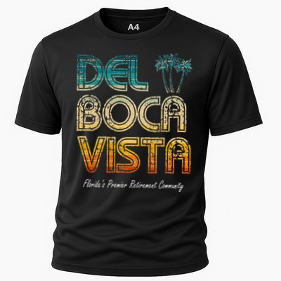 Del Boca Vista Retirement Community Funny Cooling Performance Crew T-Shirt