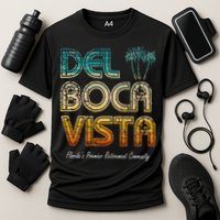Del Boca Vista Retirement Community Funny Cooling Performance Crew T-Shirt