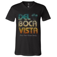 Del Boca Vista Retirement Community Funny V-Neck T-Shirt