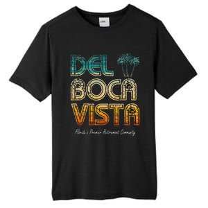 Del Boca Vista Retirement Community Funny Tall Fusion ChromaSoft Performance T-Shirt