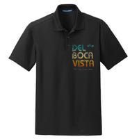 Del Boca Vista Retirement Community Funny Dry Zone Grid Polo