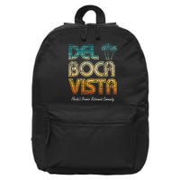 Del Boca Vista Retirement Community Funny 16 in Basic Backpack
