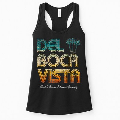 Del Boca Vista Retirement Community Funny Womens Tank Top