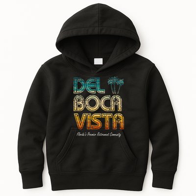 Del Boca Vista Retirement Community Funny Kids Hoodie