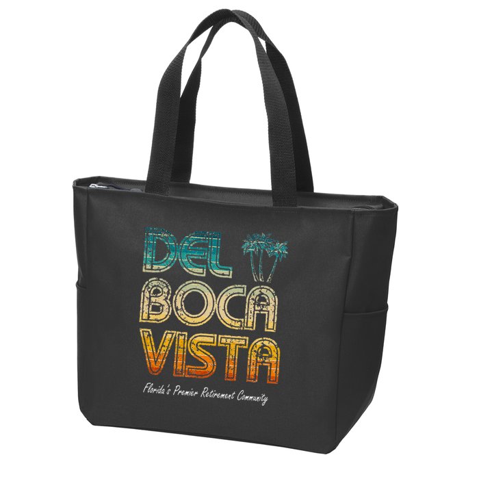 Del Boca Vista Retirement Community Funny Zip Tote Bag