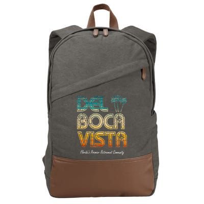 Del Boca Vista Retirement Community Funny Cotton Canvas Backpack