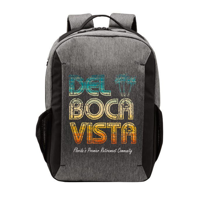 Del Boca Vista Retirement Community Funny Vector Backpack