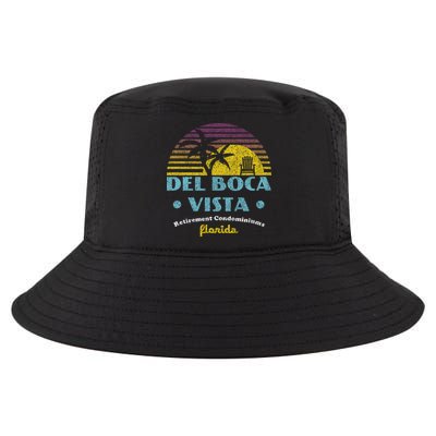 Del Boca Vista Retirement Community Funny Novelty Design Cool Comfort Performance Bucket Hat