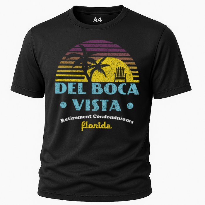 Del Boca Vista Retirement Community Funny Novelty Design Cooling Performance Crew T-Shirt