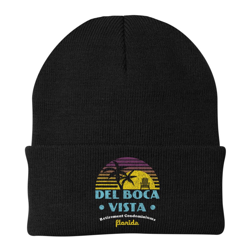 Del Boca Vista Retirement Community Funny Novelty Design Beanie