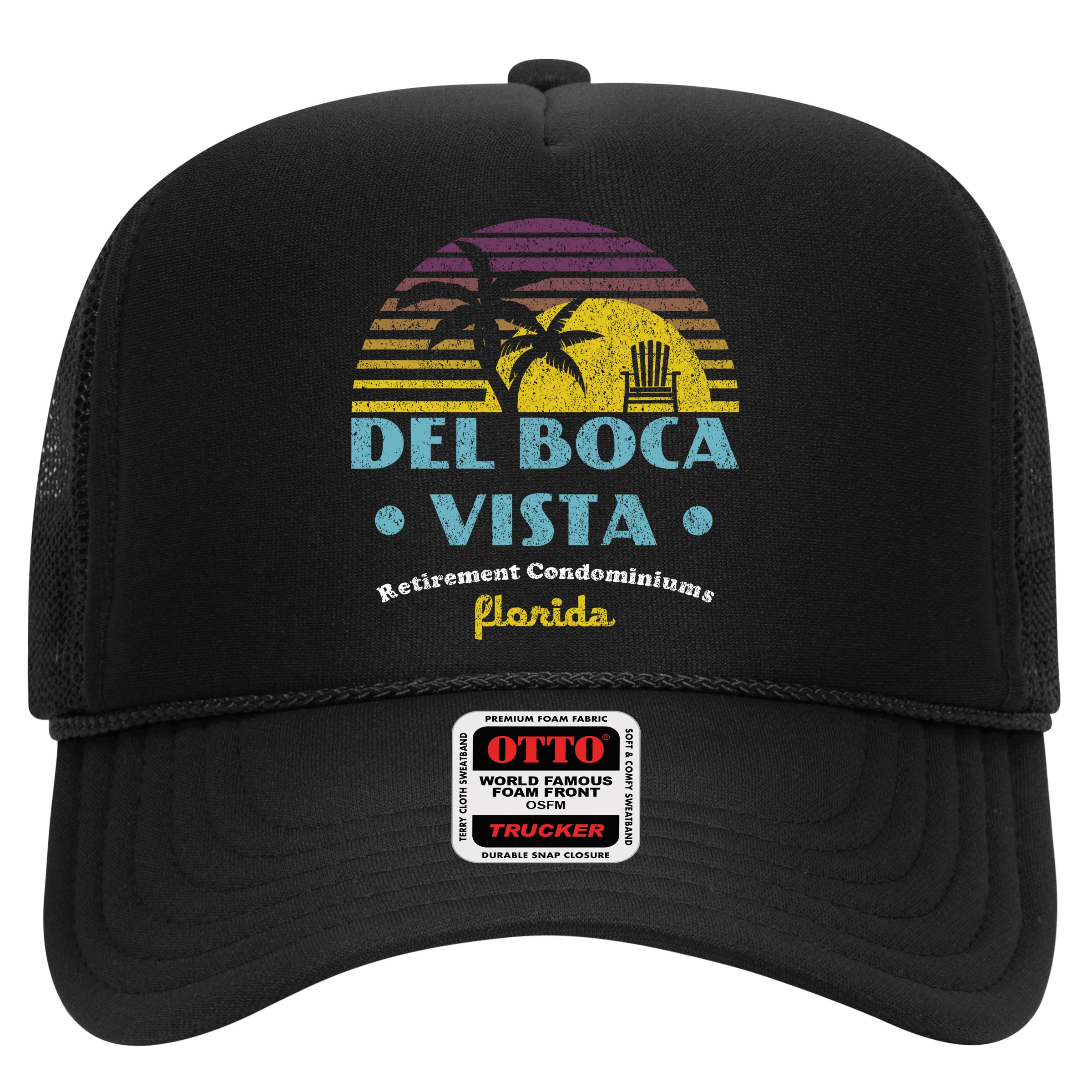 Del Boca Vista Retirement Community Funny Novelty Design Hat