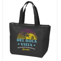 Del Boca Vista Retirement Community Funny Novelty Design Zip Tote Bag