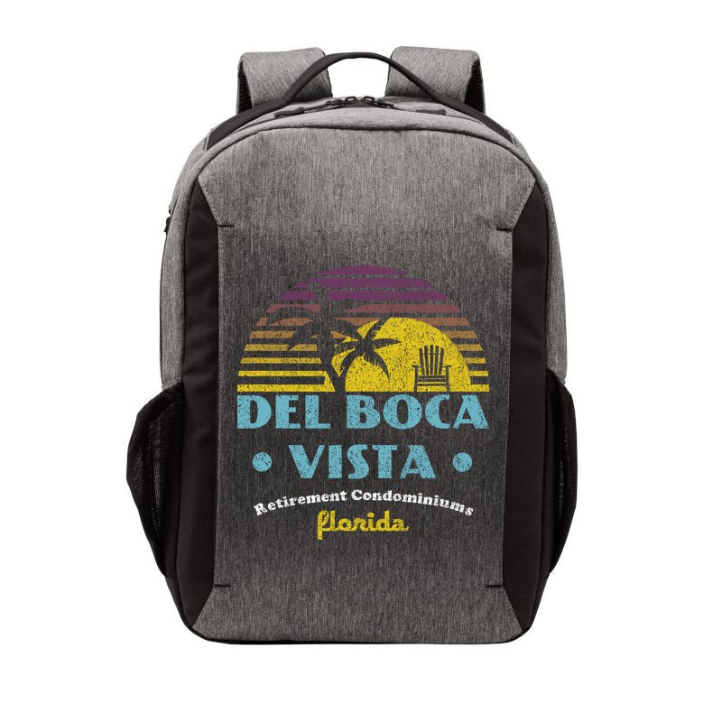 Del Boca Vista Retirement Community Funny Novelty Design Vector Backpack